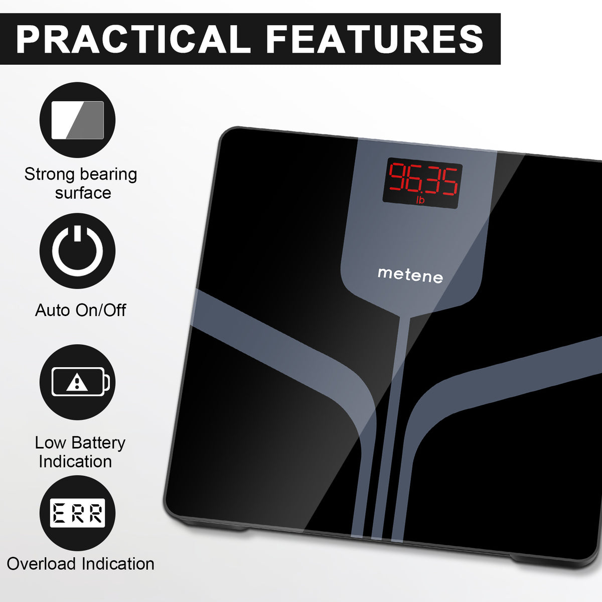 Metene Body Fat Scale with Body Tape Measure, Digital Bathroom Scale f –  ankovo