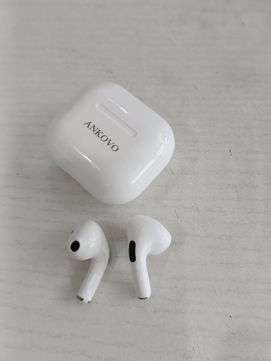ANKOVO Wireless Earbuds Bluetooth Headphones, in-Ear Built-in Headset ...